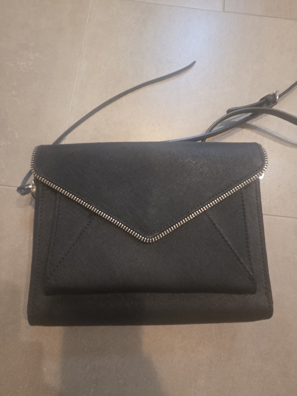 Rebecca Minkoff Black Wallet On A Chain
